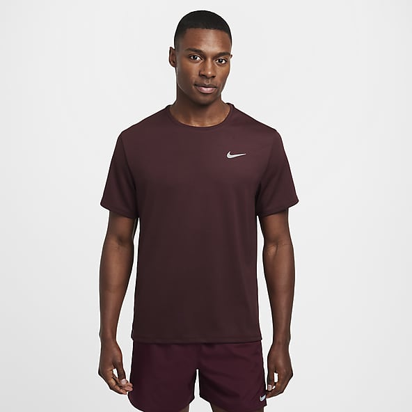 Nike miler t shirt red top